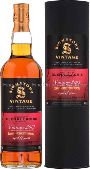 Glenallachie 11 Year Old 2012 Small Batch Edition 8 Signatory Vintage 70 cl 482