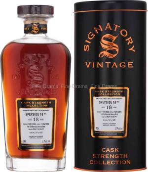 Speyside M Macallan 18 Year Old 2005 Cask DRU17 A106 9 Signatory Cask Strength 70 cl 579
