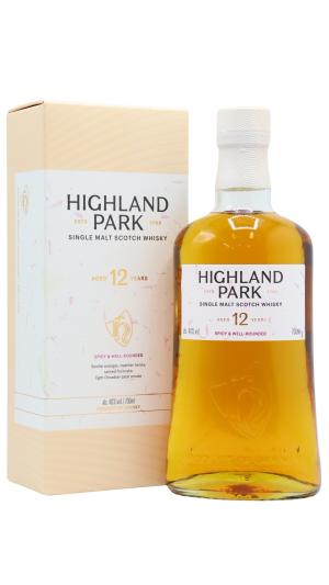 Highland Park 12 year old Single Malt Scotch Whisky 70cl 40 ABV