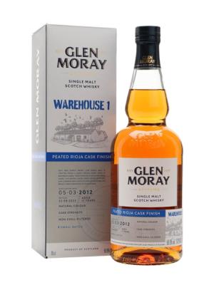 Glen Moray 2012 Peated Rioja Finish Warehouse 1 Release Speyside Whisky