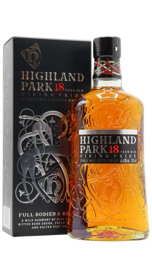 Highland Park 18 year old Viking Pride Single Malt Scotch Whisky 70cl 43 ABV