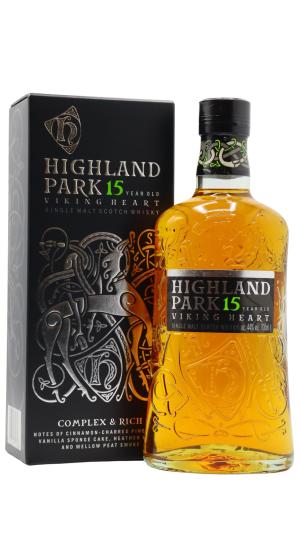 Highland Park 15 year old Viking Heart Single Malt Scotch Whisky 70cl 44 ABV