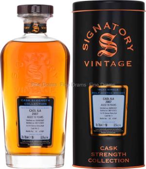 Caol Ila 16 Year Old 2007 Cask 5 Signatory Cask Strength 70 cl 585