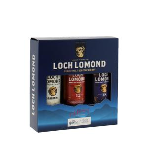 Loch Lomond Taster Pack Highland Single Malt Scotch Whisky 3x5cl