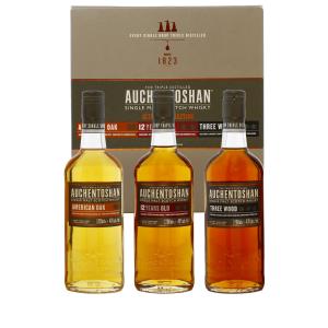 Auchentoshan Gift Pack 3 x 20cl Lowland Single Malt Scotch Whisky 3x20cl