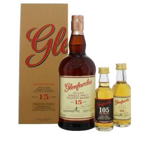 Glenfarclas 15 Year Old Gift Pack Glenfarclas 105 25 Year Old 5cl Speyside Single Malt Scotch Whisky 70cl