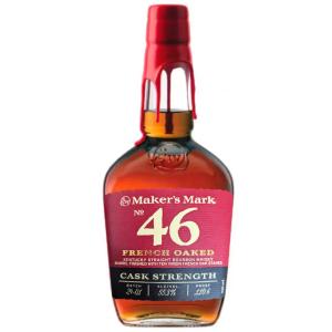 Makers Mark 46 Cask Strength Kentucky Straight Bourbon Whisky Barrel Finished With Ten Virgin French Oak Staves