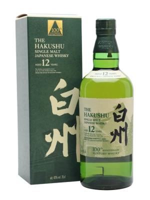 Hakushu 12 Year Old 100th Anniversary Japanese Single Malt Whisky