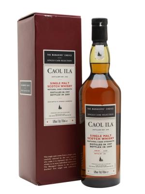 Caol Ila 1997 Bot2009 Managers Choice Sherry Cask Islay Whisky