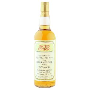 Highland Park 1962 20 Year Old Blackadder Limited Editions 1982 Bottling Cask 29912