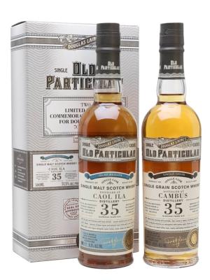 Old Particular 70th Ann Set Caol ila 35 Year Old Cambus 35 Year Old