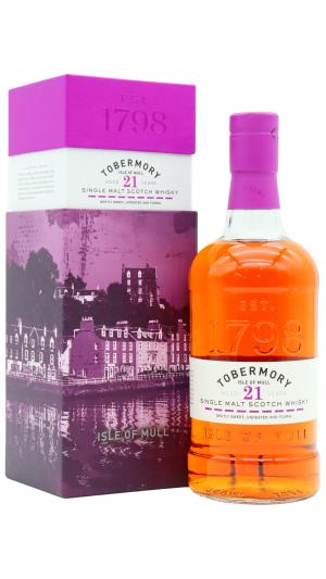 Tobermory 21 year old Single Malt Scotch Whisky 70cl 463 ABV
