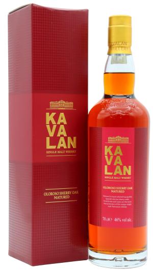 Kavalan Oloroso Sherry Oak Single Malt Taiwanese Whisky 70cl 46 ABV