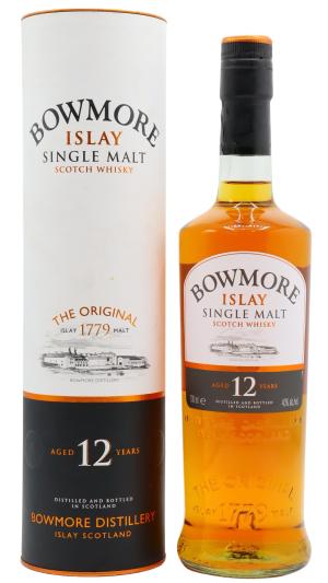 Bowmore 12 year old Single Islay Malt Whisky 70cl 40 ABV Old Bottling