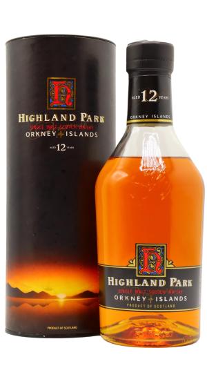 Highland Park 12 year old Single Malt Scotch Whisky 70cl 40 ABV 1990s Bottling