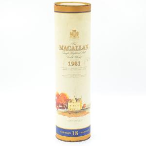 Macallan 18 Year Old Single Malt Whisky 1981