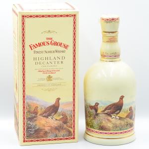 Famous Grouse Whisky 100 Year Commemorative Gold Leaf Decanter
