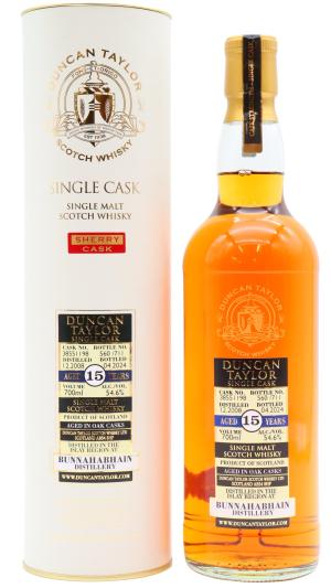 Bunnahabhain 15 year old Duncan Taylor Single Sherry Cask 2008 Whisky 70cl 546 ABV