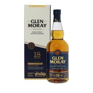 Glen Moray 18 Year Old Speyside Single Malt Scotch Whisky 70cl