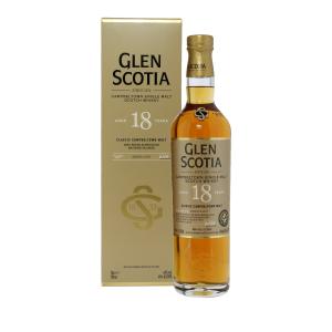 Glen Scotia 18 Year Old Campbeltown Single Malt Scotch Whisky 70cl