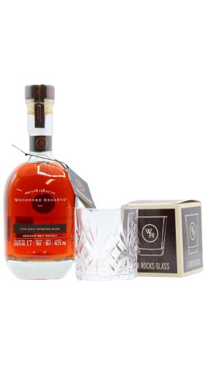 Woodford Reserve FiveMalt Stouted Mash Whiskey 70cl 452 ABV Includes Branded Glass