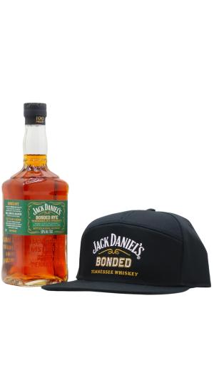 Jack Daniels Bonded Rye Tennessee Whiskey 70cl 50 ABV Includes Hat