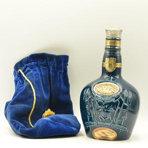 Chivas Royal Salute 21 Year Old Scotch Sapphire Flagon 1980s 70 Proof No Box