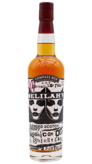 Compass Box Delilahs XXV Anniversary Blended Scotch Whisky 70cl 46 ABV