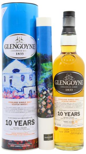 Glengoyne 10 year old Spring Blossoms JOLOMO Glasgow School Of Art Highland Single Malt Scotch Whisky 70cl 40 ABV