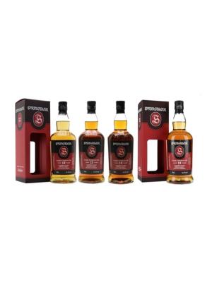 Springbank 12 Year Old Cask Strength Set 4 Bottles Campbeltown Whisky