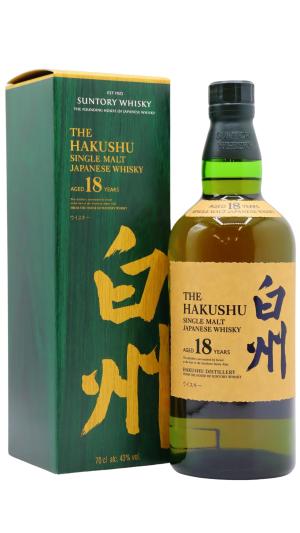 Hakushu 18 year old Single Malt Japanese Whisky 70cl 43 ABV