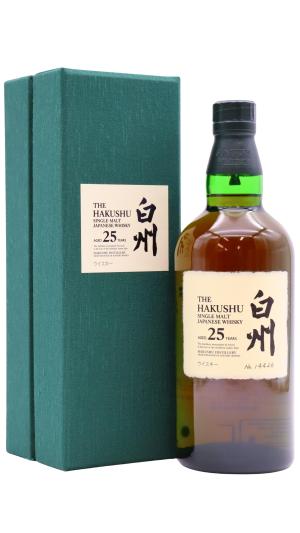 Hakushu 25 year old Single Malt Japanese Whisky 70cl 43 ABV