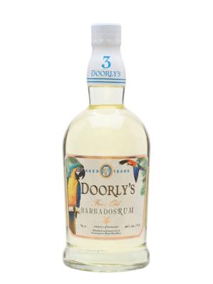 Doorlys 3 Year Old White Rum Single Traditional Blended Rum