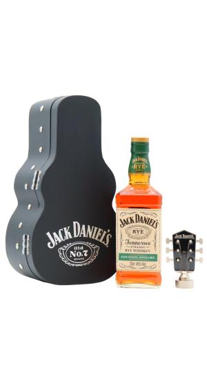 Jack Daniels Tennessee Rye Whiskey 70cl 40 ABV Guitar Case