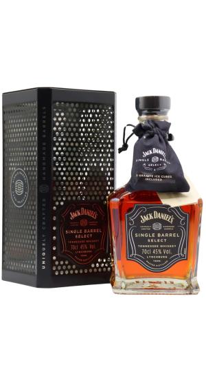 Jack Daniels Single Barrel Select Whiskey 70cl 45 ABV Includes Whiskey Stones Mesh Gift Tin