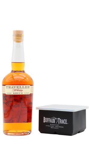 Buffalo Trace Traveller Bourbon Whisky 70cl 45 ABV Includes Ice Mould