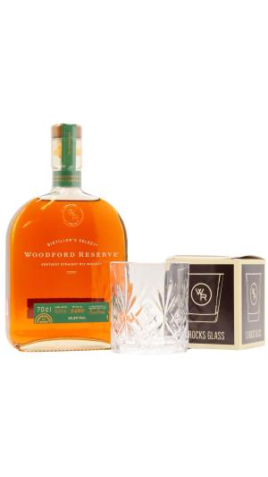 Woodford Reserve Distillers Select Kentucky Straight Rye Whiskey 70cl 452 ABV Includes Branded Glass