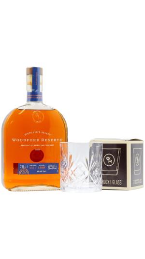 Woodford Reserve Distillers Select Kentucky Straight Malt Whiskey 70cl 452 ABV Includes Branded Glass