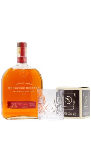 Woodford Reserve Distillers Select Kentucky Straight Wheat Whiskey 70cl 452 ABV Includes Branded Glass