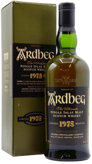Ardbeg 24 year old Limited Edition Single Malt Scotch 1975 Whisky 70cl 43 ABV
