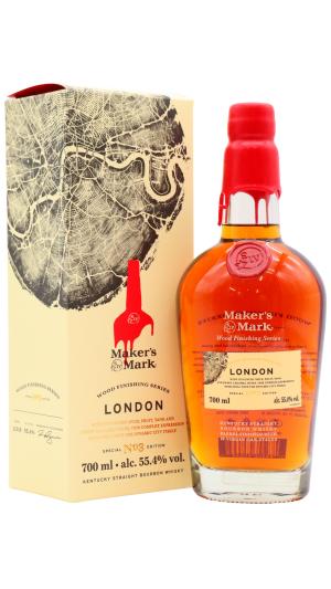 Makers Mark Wood Finishing Series No 3 London Edition Kentucky Straight Bourbon Whiskey 70cl 554 ABV0