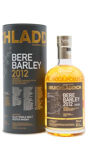 Bruichladdich 10 year old Bere Barley Islay Single Malt Scotch 2012 Whisky 70cl 50 ABV