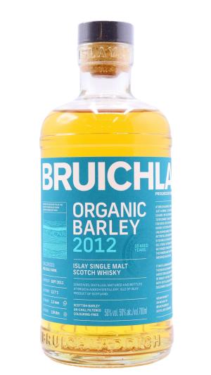 Bruichladdich 10 year old Organic Barley Islay Single Malt Scotch 2012 Whisky 70cl 50 ABV