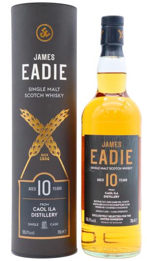 Caol Ila 10 year old James Eadie Single Cask 302759 2012 Whisky 70cl 551 ABV
