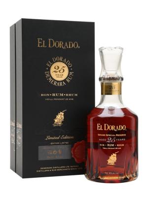 El Dorado 1998 Rum 25 Year Old Single Traditional Blended Rum