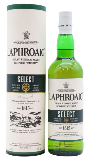Laphroaig Select Islay Single Malt Scotch Whisky 70cl 40 ABV Old Bottling