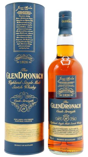 Glendronach Cask Strength Batch 11 Highland Single Malt Scotch Whisky 70cl 598 ABV