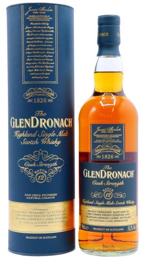Glendronach Cask Strength Batch 12 Highland Single Malt Scotch Whisky 70cl 582 ABV