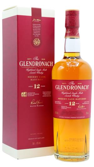 Glendronach 12 year old Highland Single Malt Scotch Whisky 70cl 43 ABV