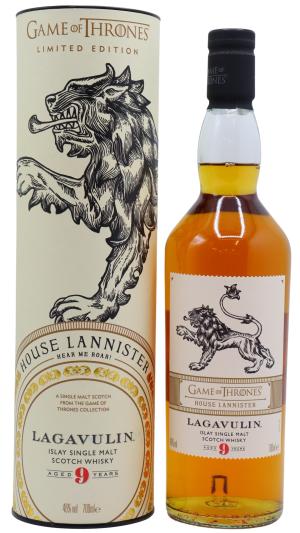 Lagavulin 9 year old Game Of Thrones House Lannister Single Malt Scotch Whisky 70cl 46 ABV